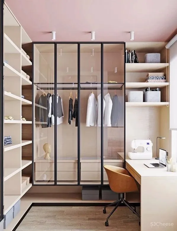 94㎡ 圆形主题设计丨清新配色怎么看都不腻