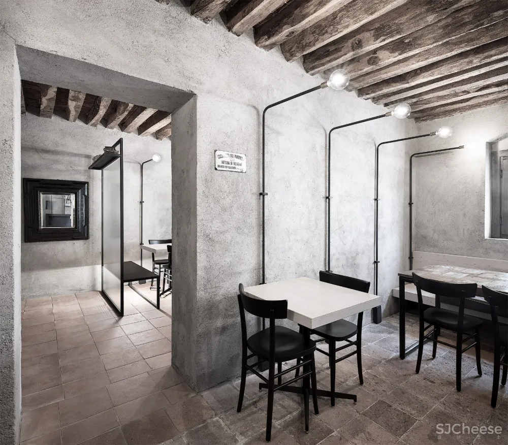 首发 | Studio Mabb:意大利农舍改造质朴内饰 La Ganea餐厅 首