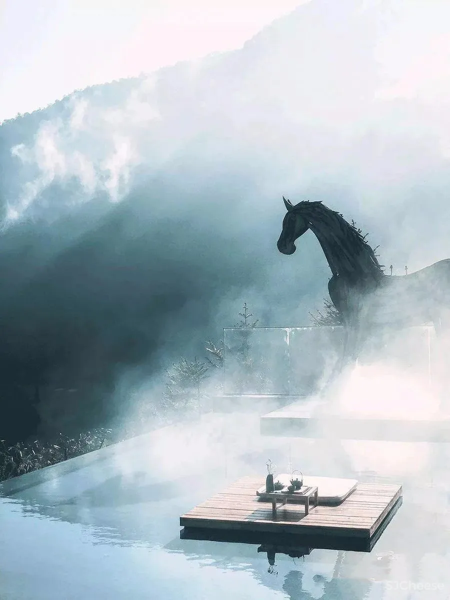 设计一座建在悬崖边上的温泉酒店丨惊艳了世界