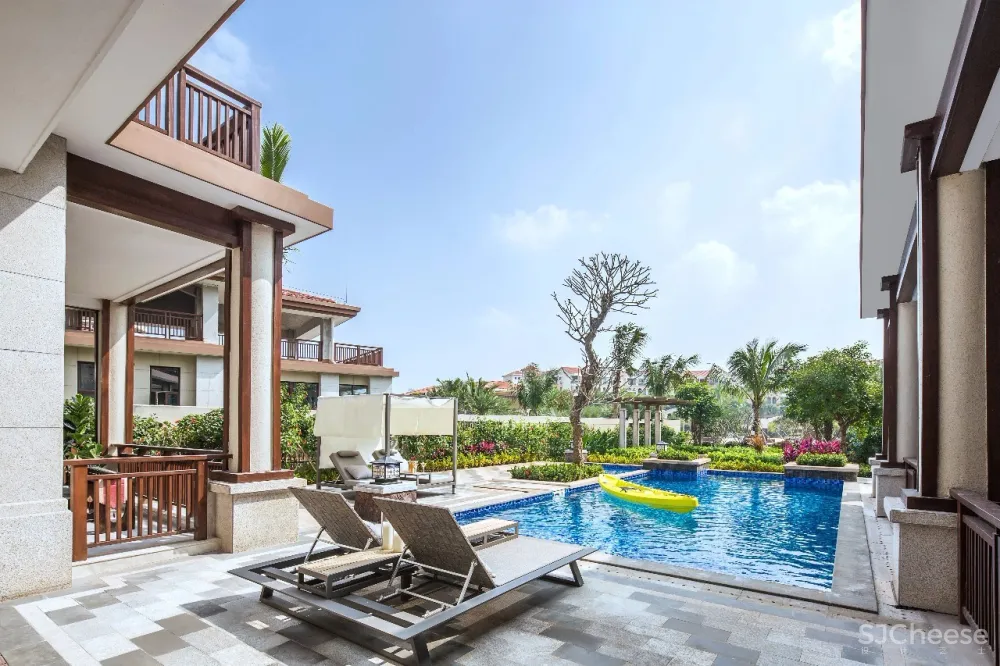 【醉美新中式】727㎡带游泳池的别墅设计丨看完想买一套