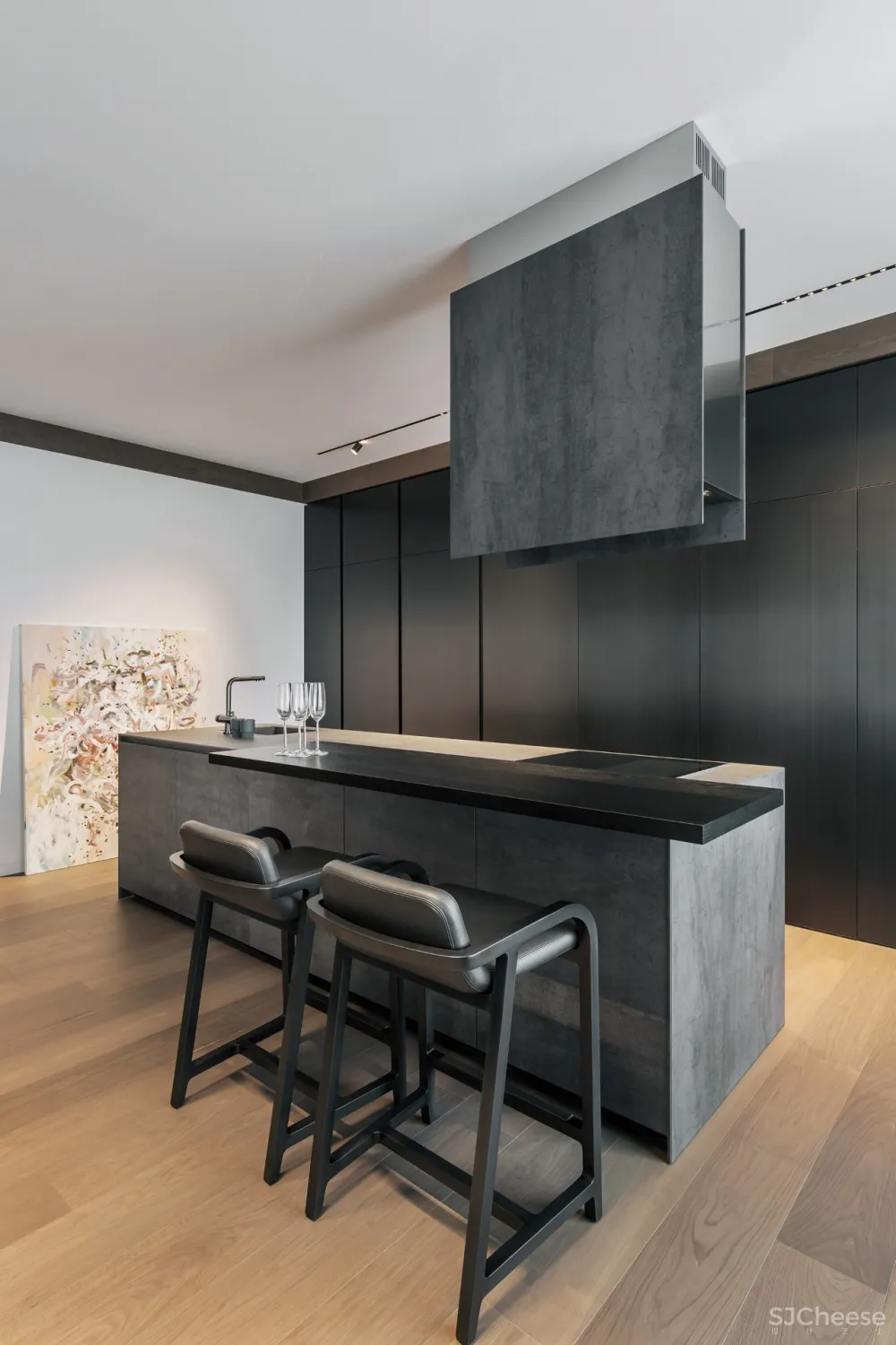 高级黑公寓设计,极简至奢的浪漫 首