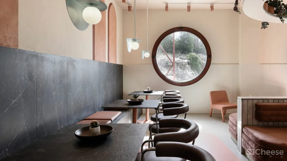 首发 | Ark4Lab of Architecture 红色和材料的碰撞:希腊 Lofos鸡尾酒吧