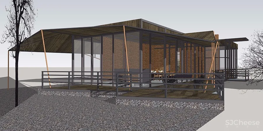 简单盒子里的诗意空间 | 鹿山桐舍