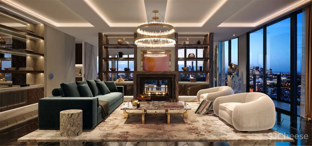 这种高水准的效果图，却是这种清新风！