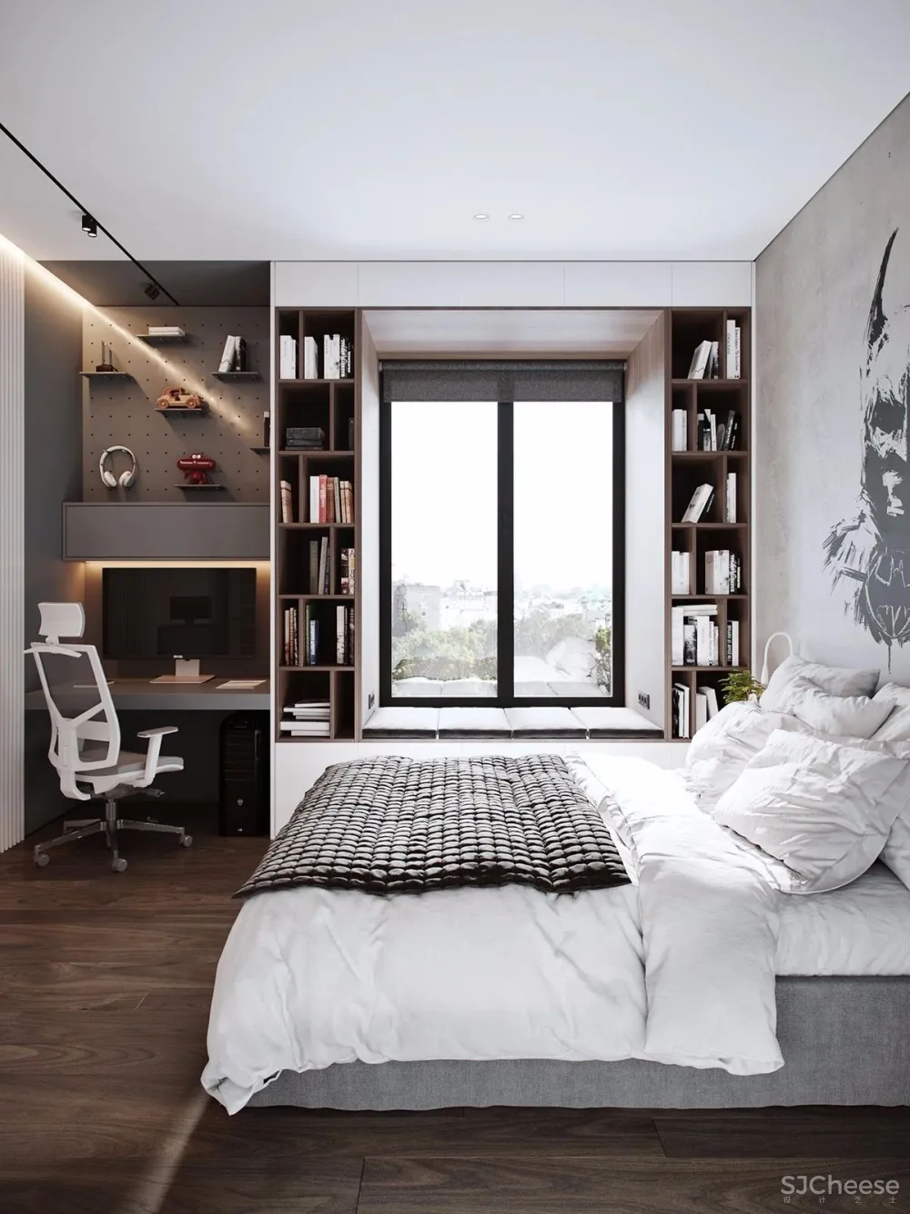 115㎡ 原木+大理石丨让家更有质感