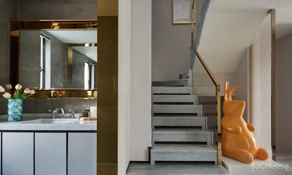 轻奢别墅样板房，这才是有品质的生活感 首