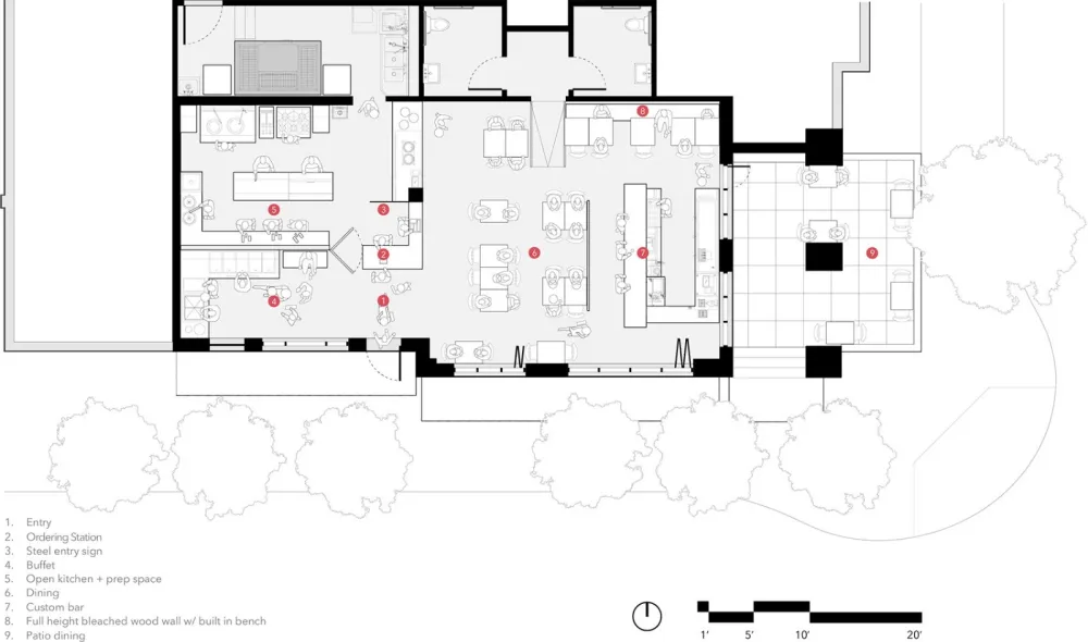 Kati餐厅，西雅图 / goCstudio