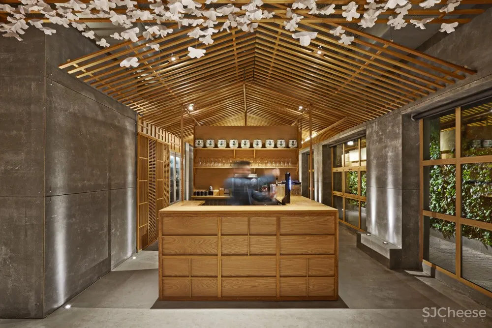 和风味十足的寿司店,让你在西班牙也能看一场“樱花雨” Masquespacio