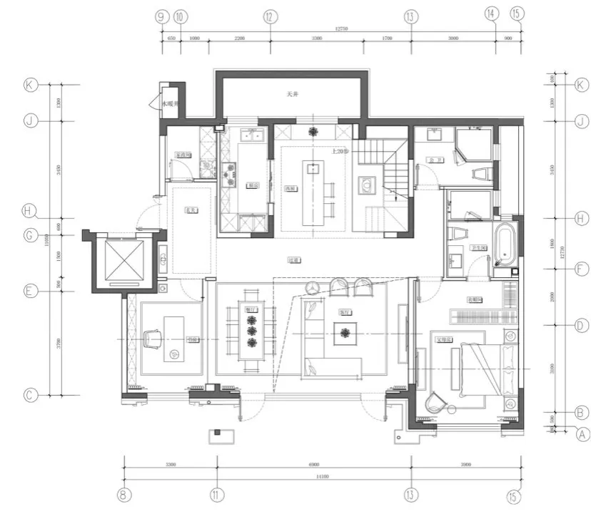 朴悦设计 | 大连璞石墅底跃样板间，生活的自然归属
