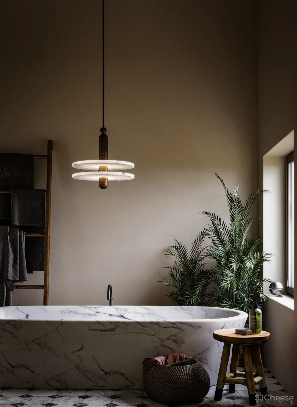 卫生间这样设计，不要太美！