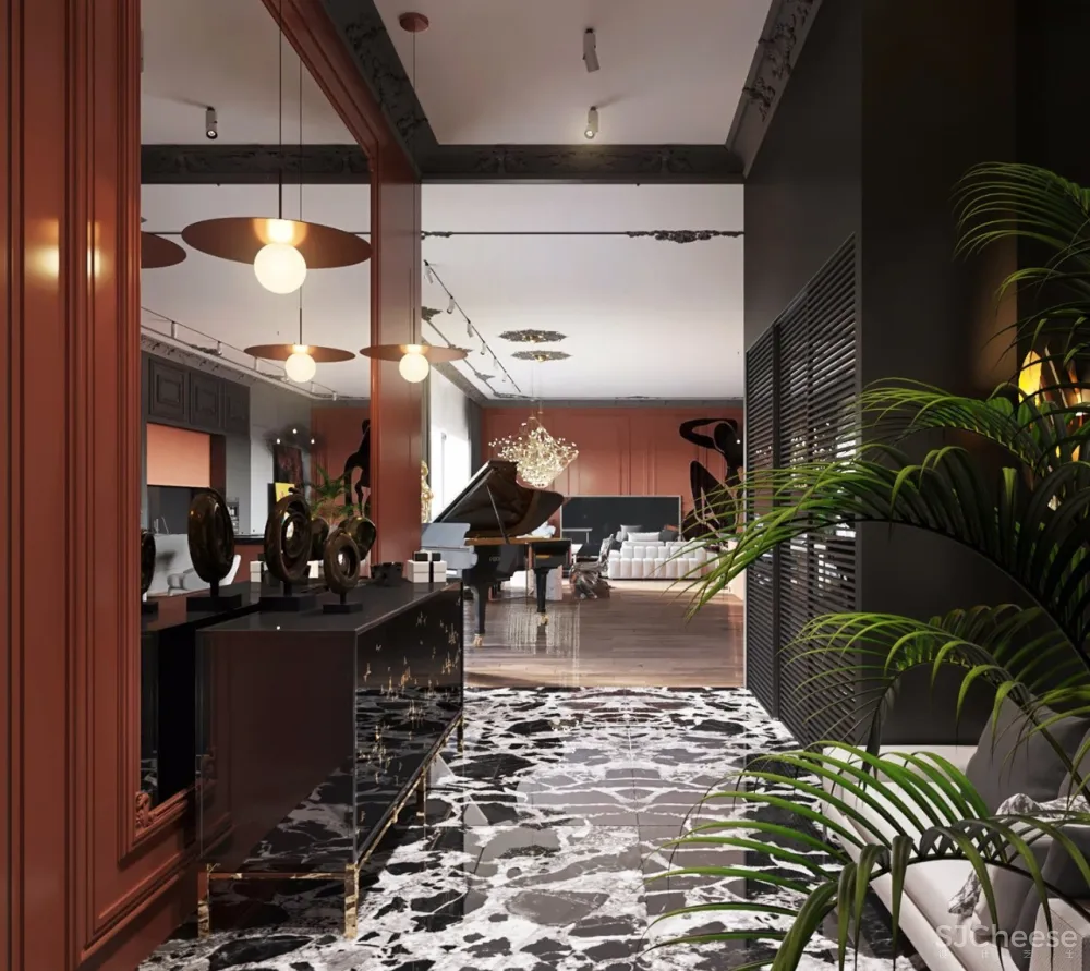 高级灰+橙丨就是这么美