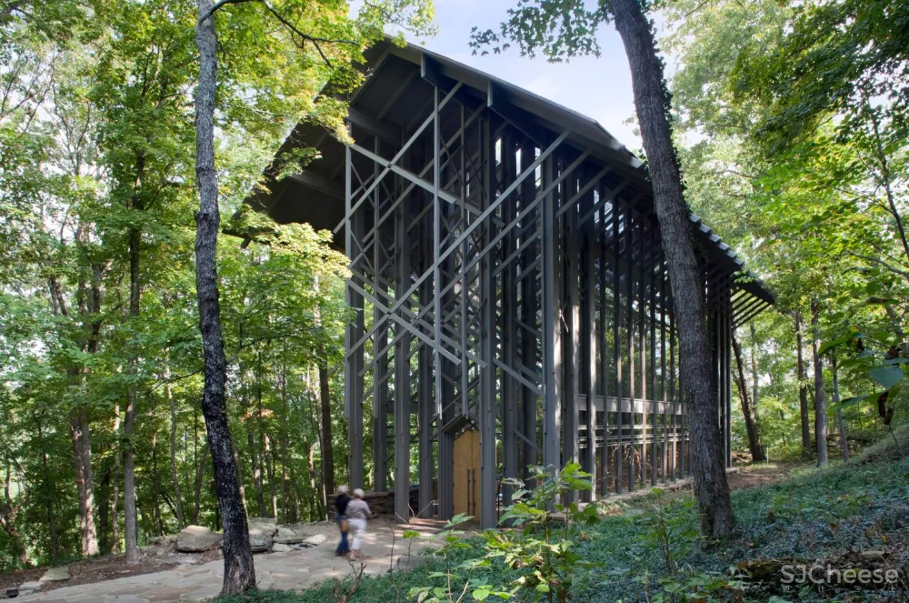 AD经典：荆棘冠教堂 / E. Fay Jones