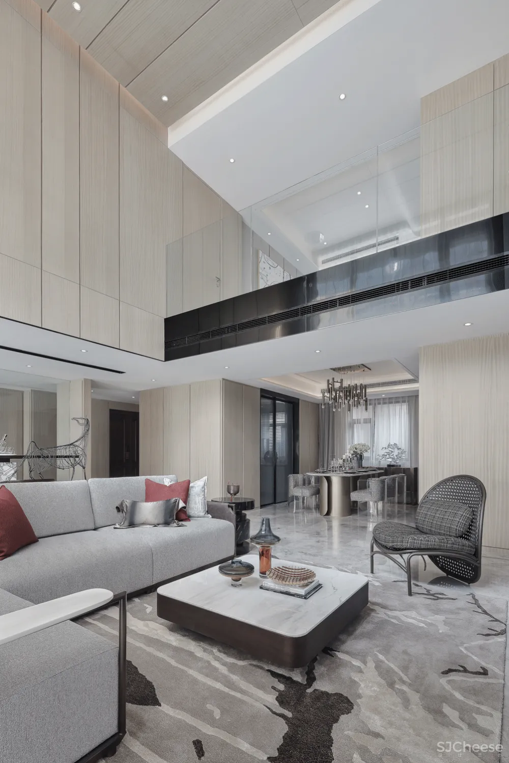 朴悦设计 | 大连璞石墅底跃样板间，生活的自然归属