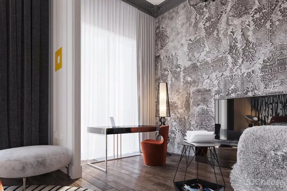 高级灰+橙丨就是这么美