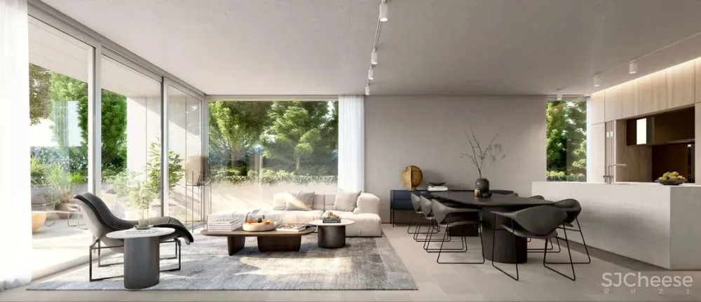 这种高水准的效果图，却是这种清新风！