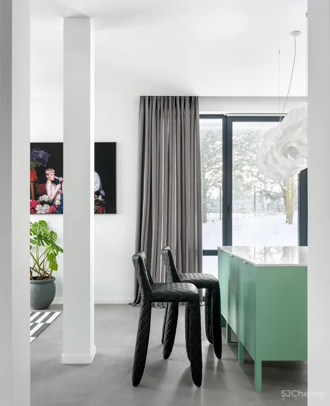 以“家庭美术馆”为主题的住宅设计 | Светлана Коледа 首