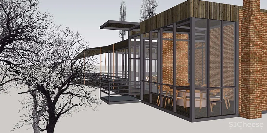 简单盒子里的诗意空间 | 鹿山桐舍