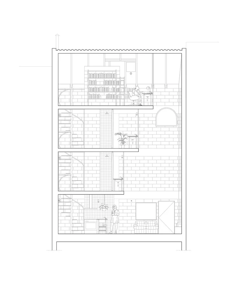 首发 | Leopold Banchini + Daniel Zamarbide：拥有强大内部和沉思空间的封闭式住宅 Dodged House 首