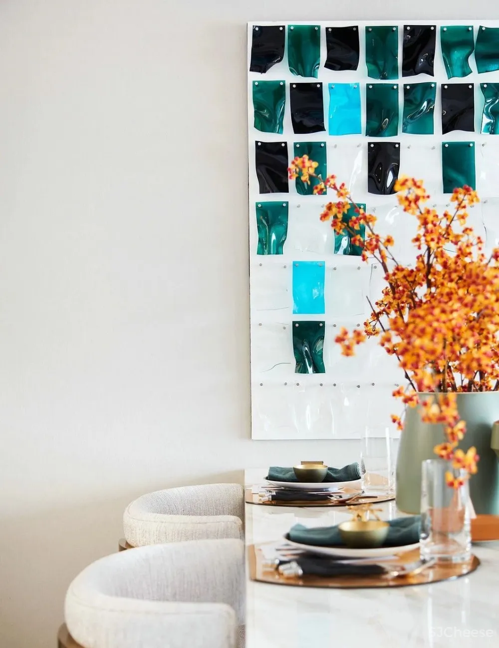 极简+色彩丨美的很高级