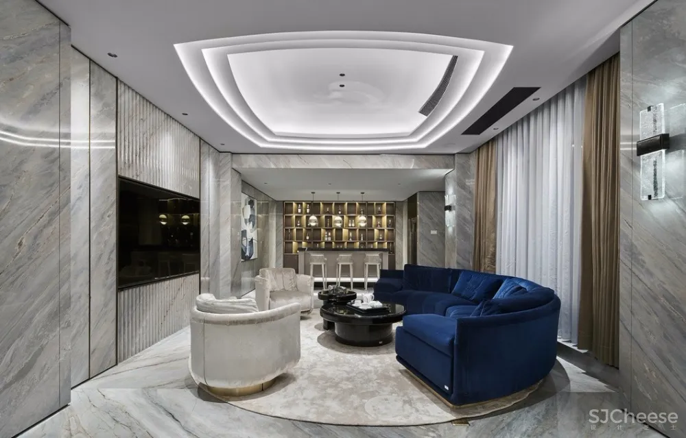 1200㎡ 双拼别墅丨轻奢时尚范