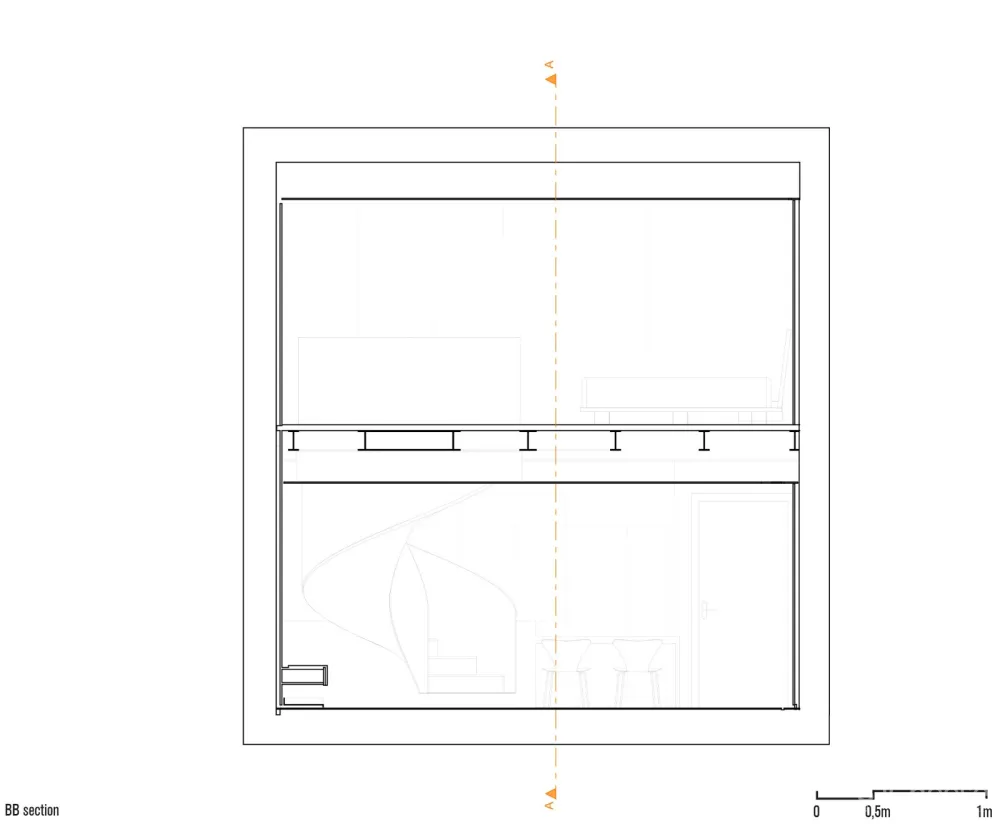 首发 | Arquitetura Nacional：黑色旋转楼梯复式公寓