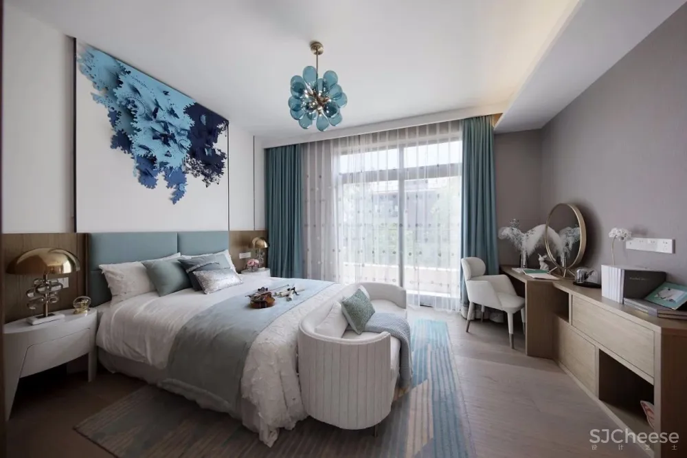 【YLH地产设计组】300 m²东方气韵的样板间设计方案 首