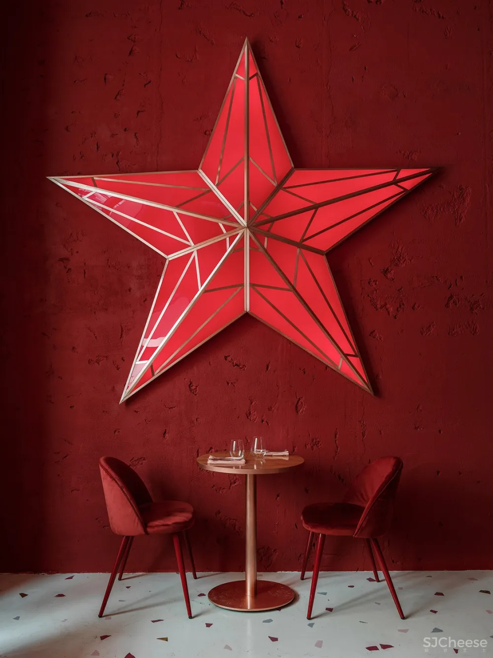 首发 | Crosby Studios：莫斯科 Pink Mama餐厅