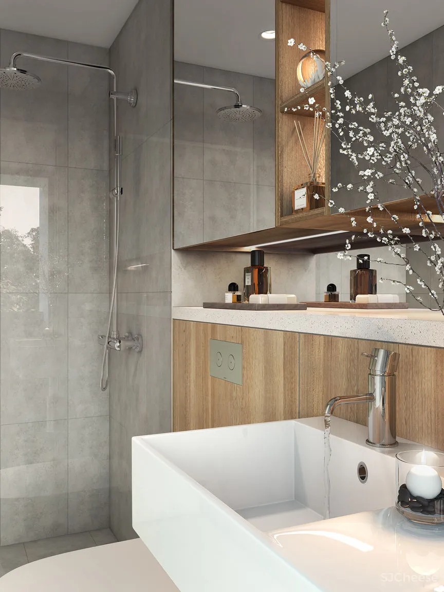 这种高水准的效果图，却是这种清新风！