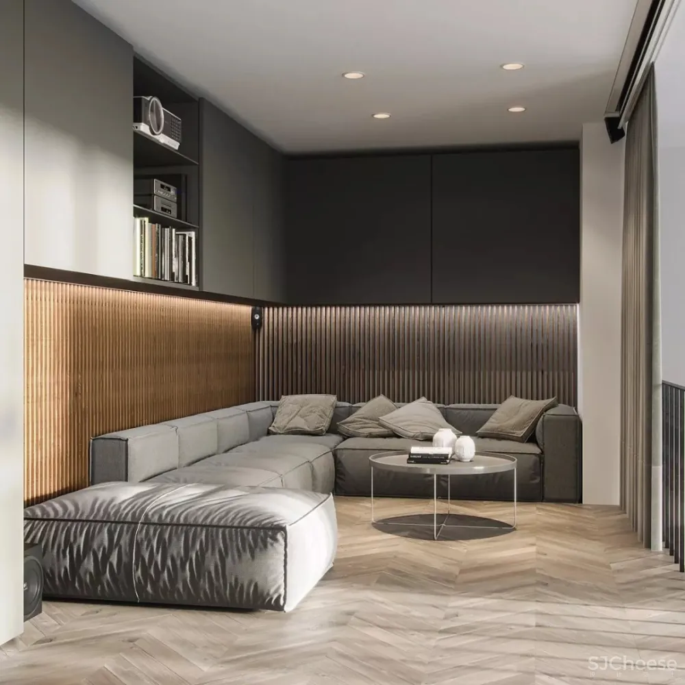 雅致与俏皮，在这座挑高公寓里交织 | Barinov Andrey 首