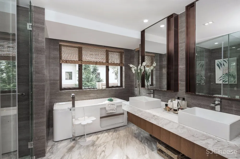 【醉美新中式】727㎡带游泳池的别墅设计丨看完想买一套