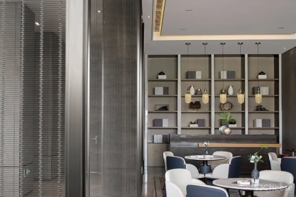 恰到好处的色彩与精炼的线条丨构建出现代东方美学韵律空间