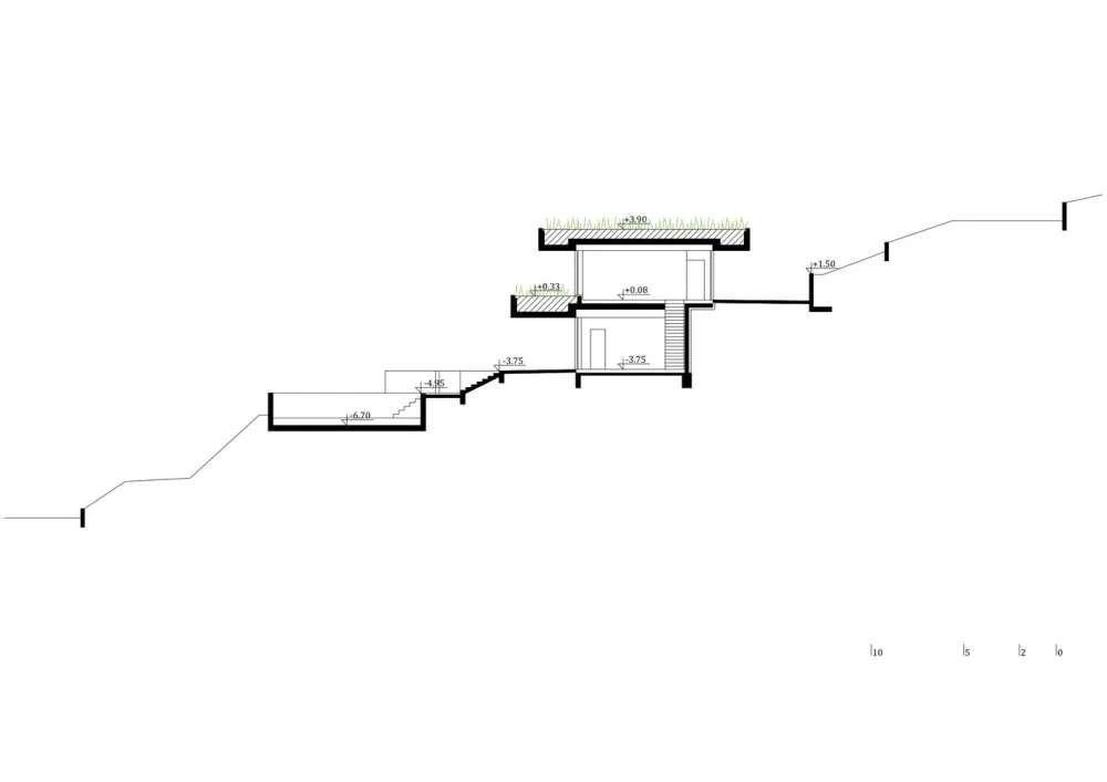 与大地融为一体的伊萨正厅 / PROARH