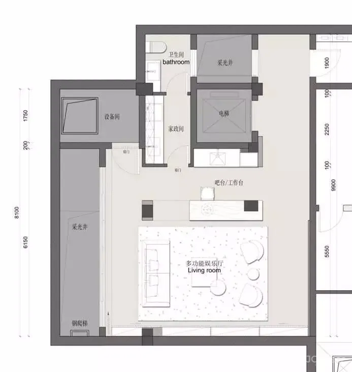 高端别墅样板房丨静谧悠然的简约设计