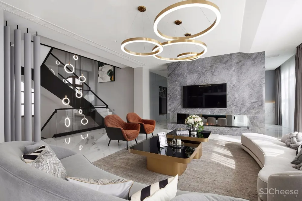 800m²法式合院丨演绎现代轻奢版时尚豪宅