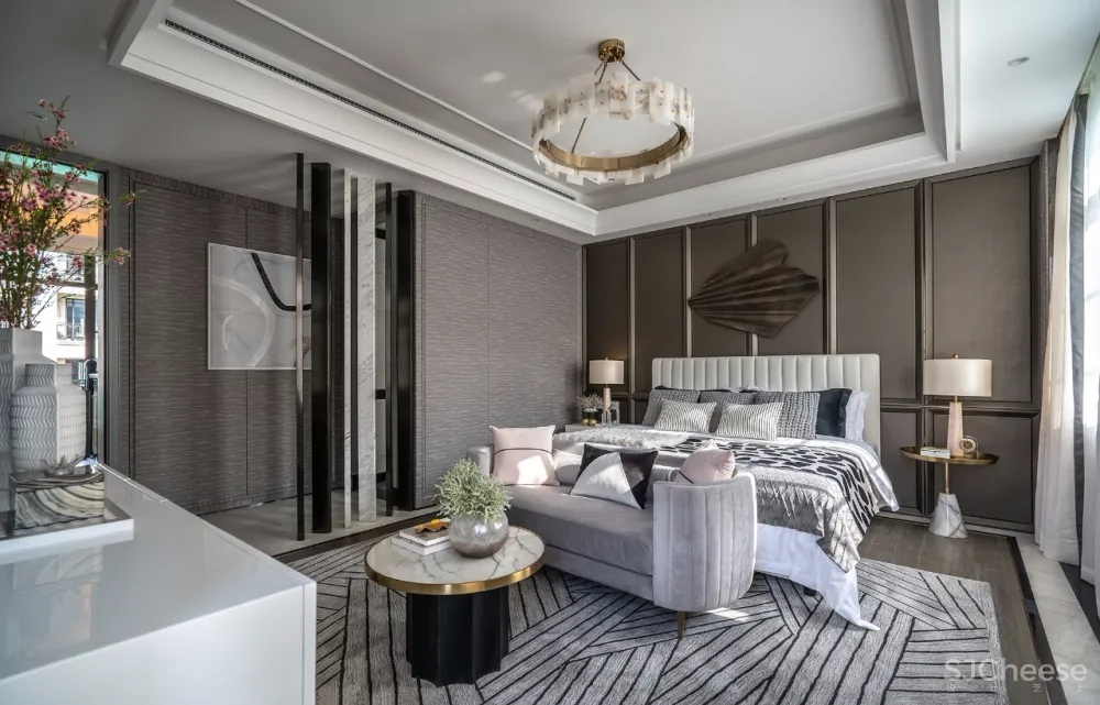 新作 | 275m² 时尚格调别墅,超美软装演绎自由的灵魂