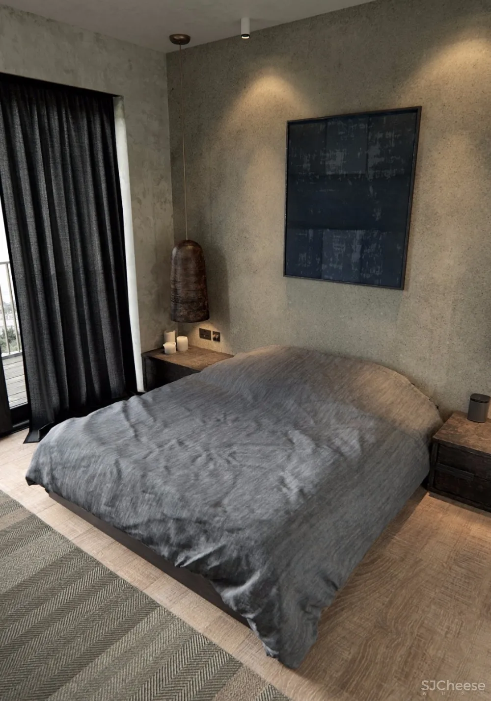 现代侘寂风丨这才我想要的玄关