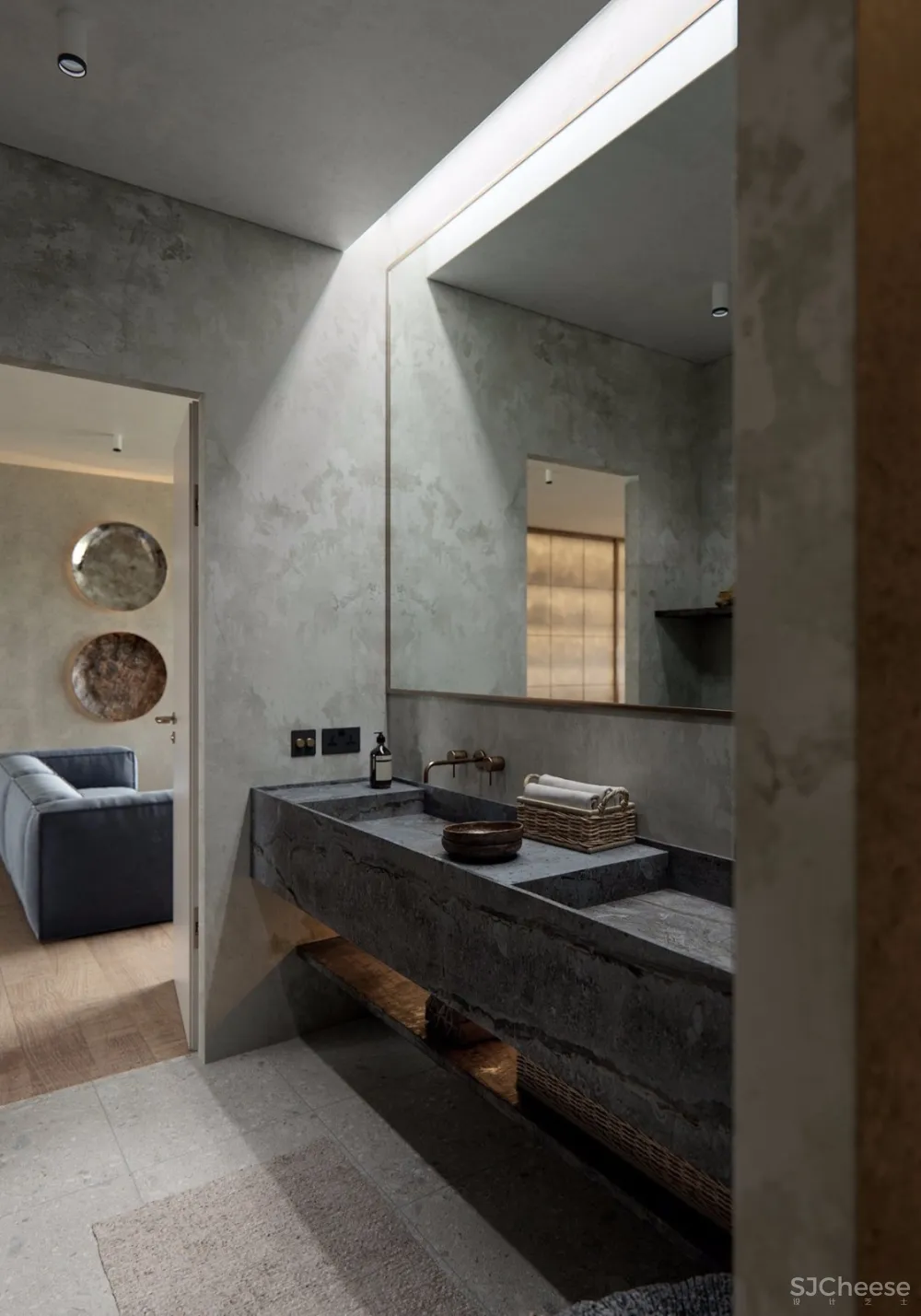 现代侘寂风丨这才我想要的玄关