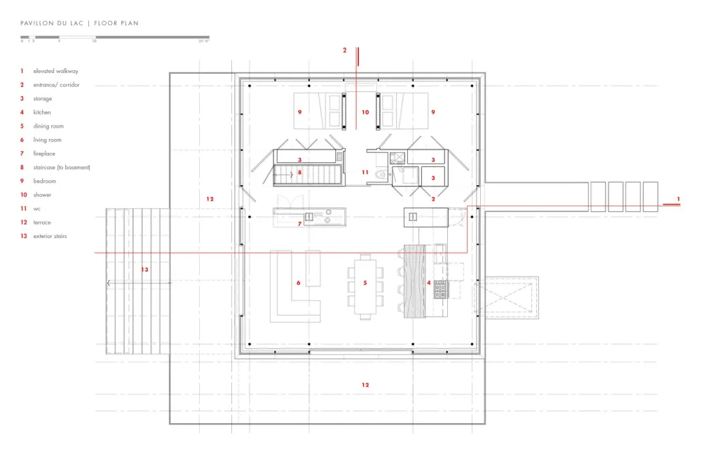 Daoust Lestage:森林中的玻璃住宅 Pavillon du Lac