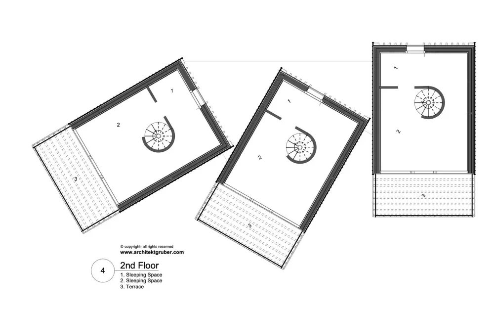 Architekt Andreas Gruber:意大利森林小屋 Refugee Meranza