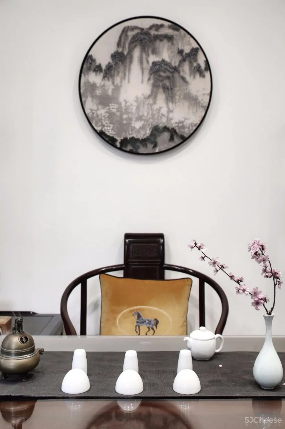 【半末设计新作】580㎡简约儒雅私宅设计落地方案