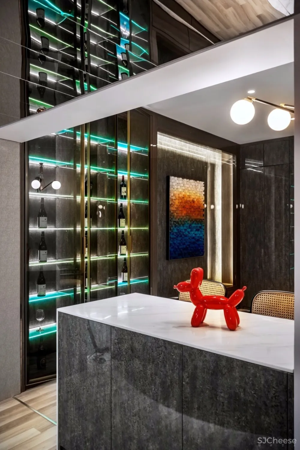 一个充满艺术气息的家