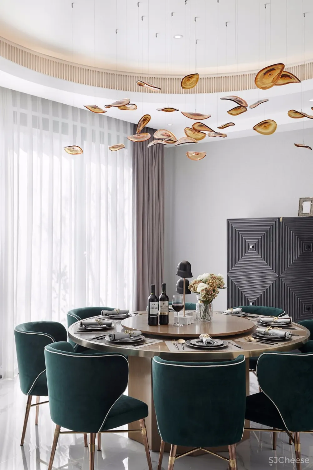 800m²法式合院丨演绎现代轻奢版时尚豪宅