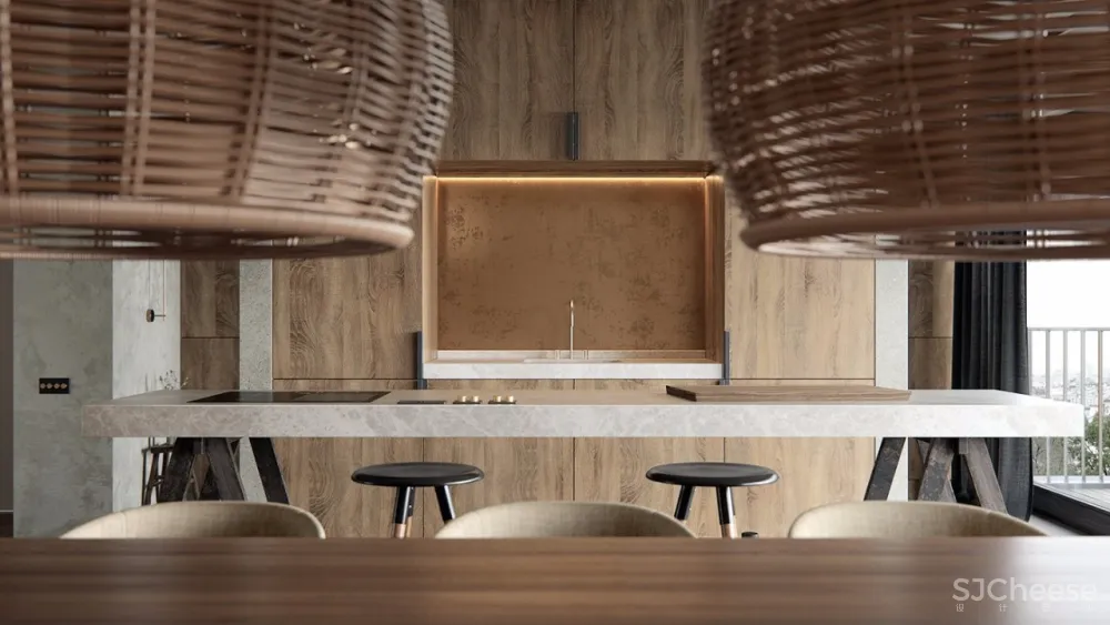 现代侘寂风丨这才我想要的玄关