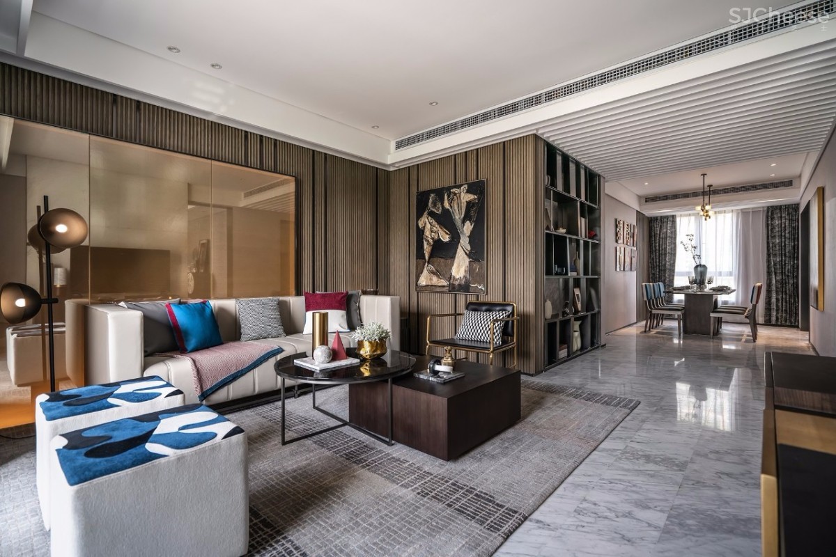 新作 | 275m² 时尚格调别墅,超美软装演绎自由的灵魂