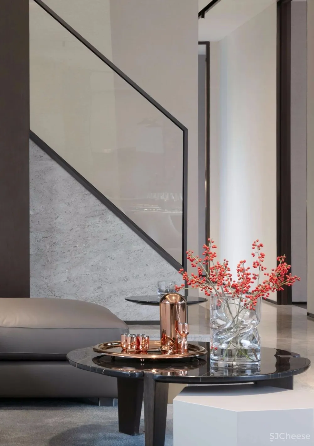 高端别墅样板房丨静谧悠然的简约设计