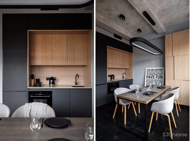 莫斯科：这间酷炫又硬朗的单身公寓丨屋主居然是位女士