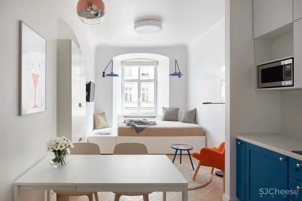 27㎡ 这样的简约设计丨才有家的感觉