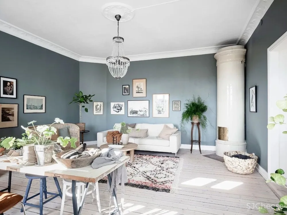 北欧灰蓝色丨舒服的恰到好处