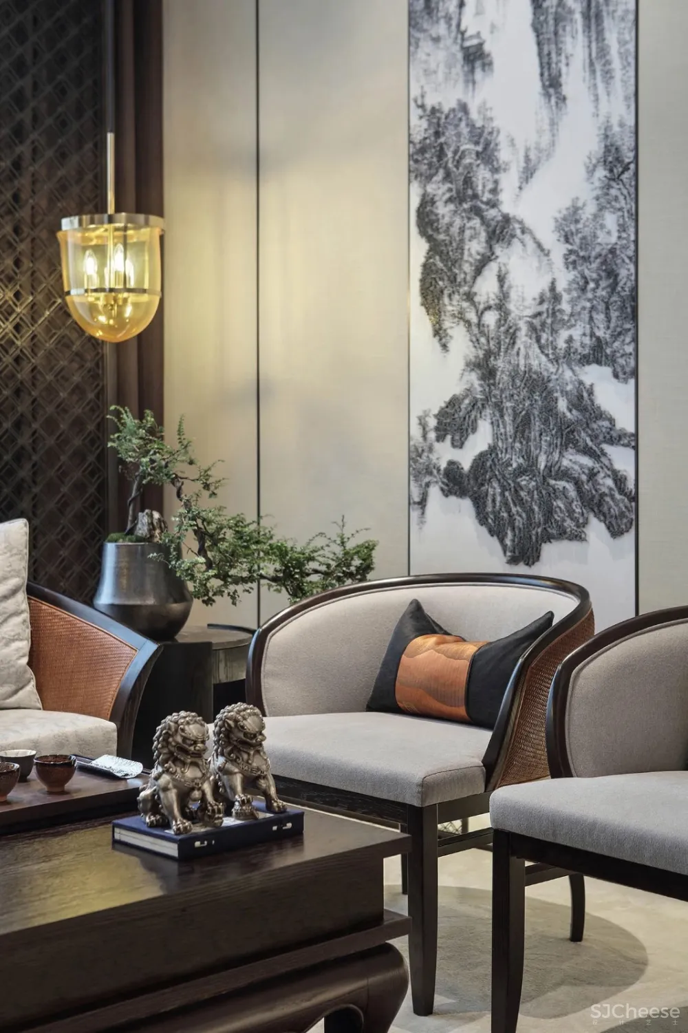 2000㎡东方韵味营销中心设计方案