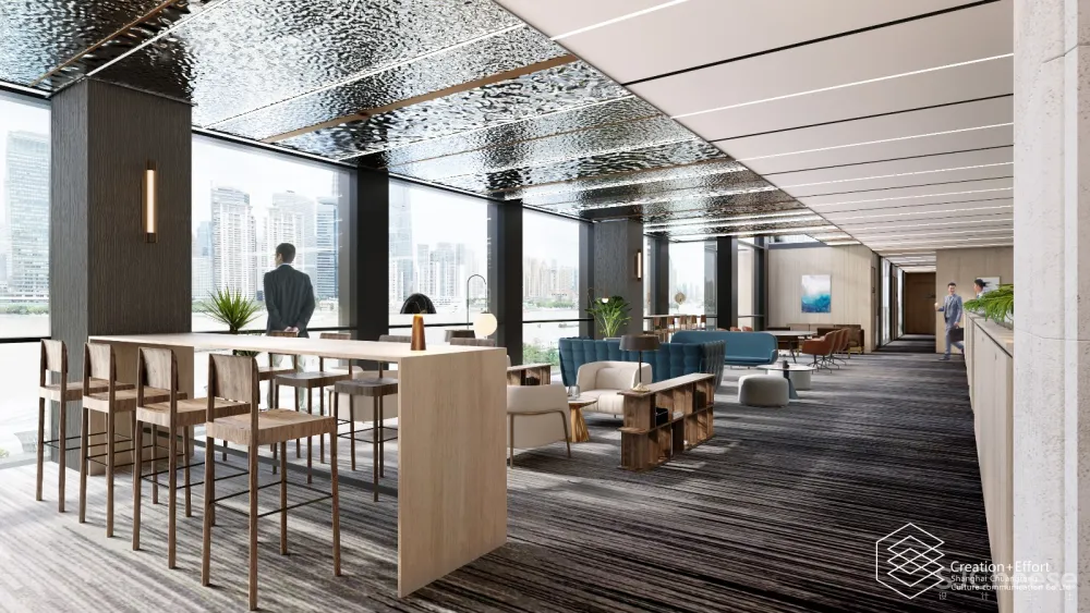 过往效果图案例第三弹~办公大堂为主-创腾文化